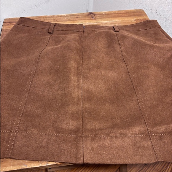 Hinge by Nordstrom Faux Suede Mini Skirt - Picture 4 of 12